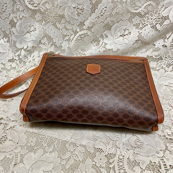 Celine, Brown Mono 2-way Clutch ,Crossbody Handbag - Picture 8 of 11